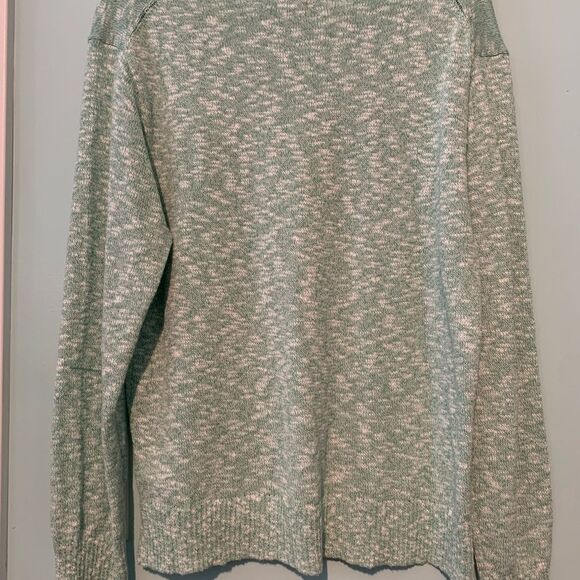 J. Crew Size Medium Mint Green Knit Top - Picture 3 of 3